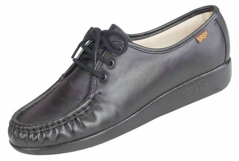 NEW SAS women's siesta lace shoe in black